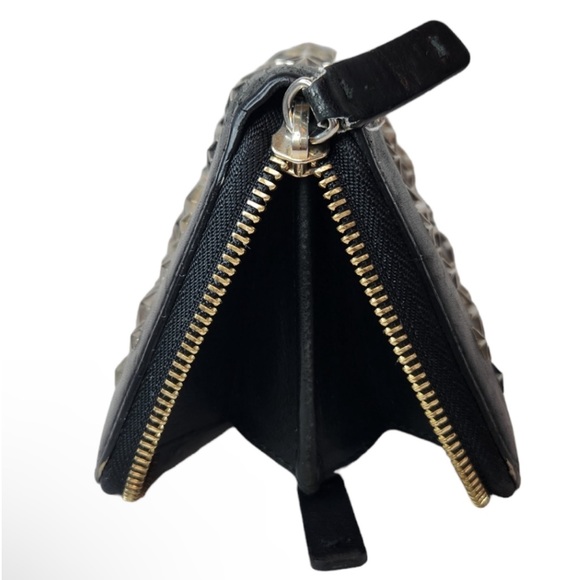 Jimmy Choo Black leather zip around wallet - Picture 4 of 10